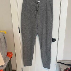 Women's Unsubscribed Cashmere Gray Knit Joggers